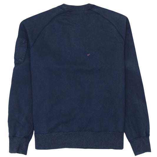 Nike Men's Blue Crew Neck Pullover Sweatshirt Size L