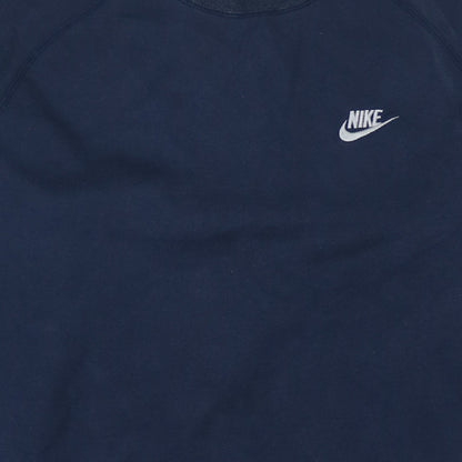 Nike Men's Blue Crew Neck Pullover Sweatshirt Size L