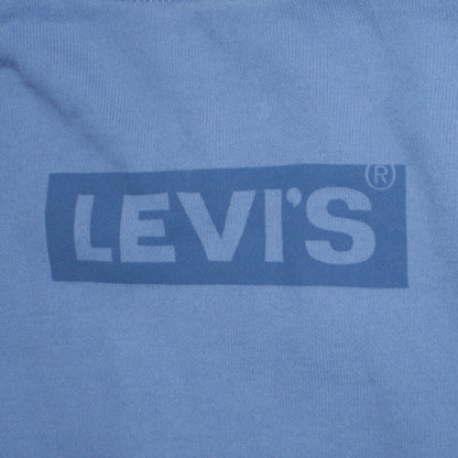 Levi's Women's Blue Small Crew Neck Pullover Sweatshirt