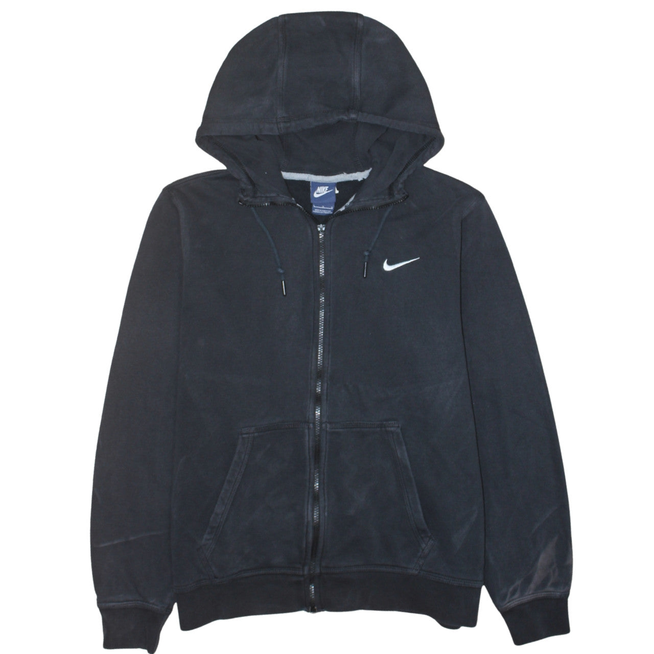 Nike Men's Black Full Zip Hoodie Size L Sportswear Sweatshirt