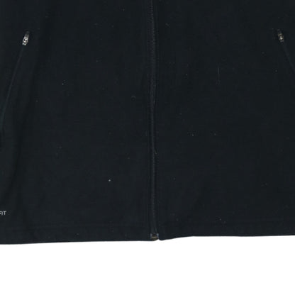 Nike Men's Black Fit Therma Full Zip Fleece Jacket Size M