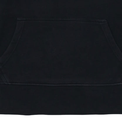 Adidas Womens Black Size 12 Pullover Hoodie Sweatshirt with Logo Detail