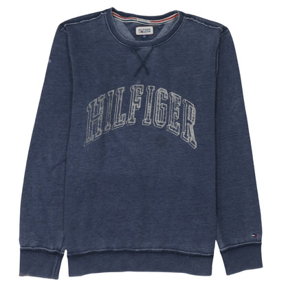 Tommy Hilfiger Men Blue XL Pullover Crew Neck Sweatshirt