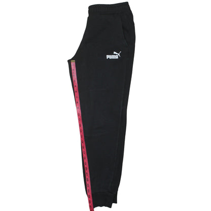 Puma Men's Black Jogger Sweatpants M Regular Fit Elastic Waist