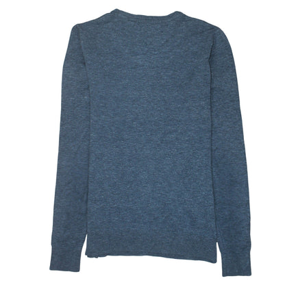 Hilfiger Denim Men's Blue Knit Crew Neck Pullover Sweatshirt M