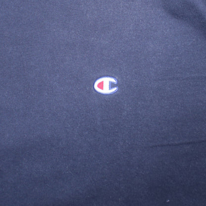 Champion Men's Navy Blue Crew Neck Cotton T-Shirt Size M