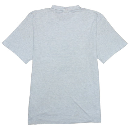 Adidas Men's Grey Trefoil Logo Regular Fit Short Sleeve T-Shirt L
