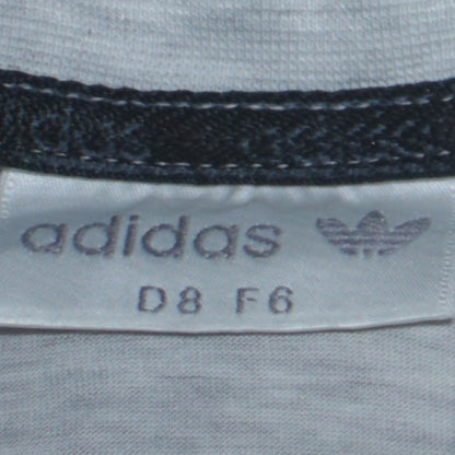 Adidas Men's Grey Trefoil Logo Regular Fit Short Sleeve T-Shirt L