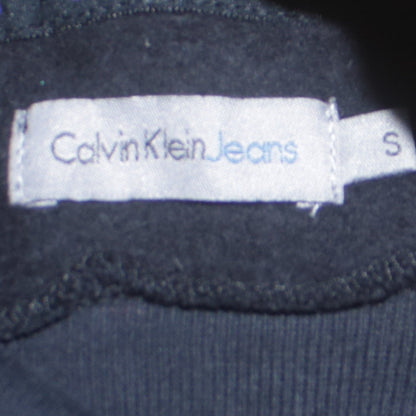 Calvin Klein Jeans Women's Black Cotton Tunic Sweatshirt Dress Size S