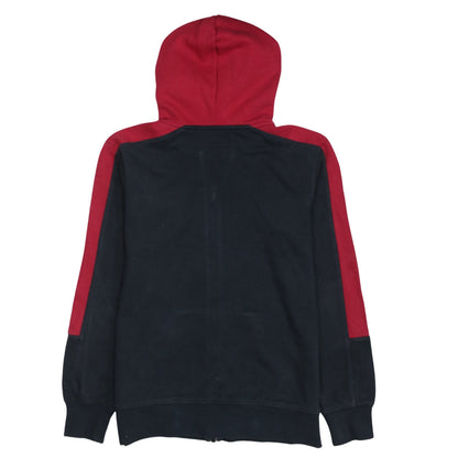 Nike Air Jordan Boys Black Red Full Zip Hoodie 12 Years Classic Style