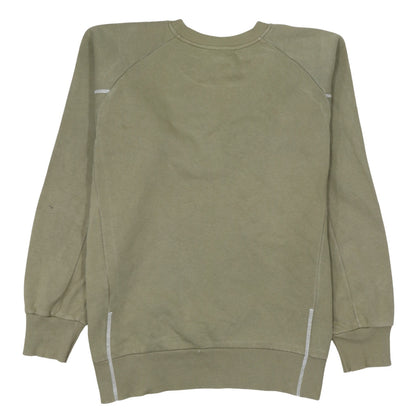 Puma Mens Beige Crew Neck Pullover Sweatshirt L Sports Logo