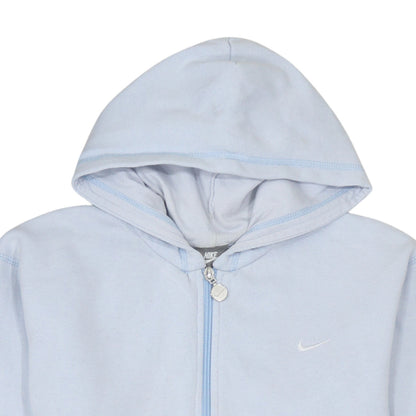 Nike Girls Blue Full Zip Hoodie XL 13-15 Years Hooded Sweatshirt Fleece