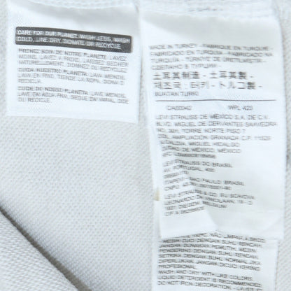 Levi's Men's White Graphic Pullover Hoodie Size S Regular Fit