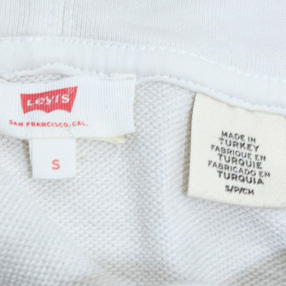 Levi's Men's White Graphic Pullover Hoodie Size S Regular Fit