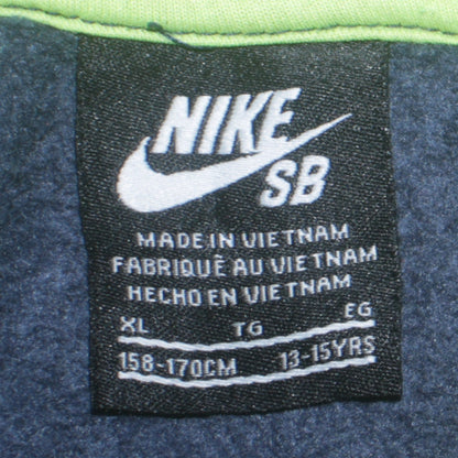 Nike Boys Blue Pullover Hoodie XL 13-15 Years Skateboarding Fleece