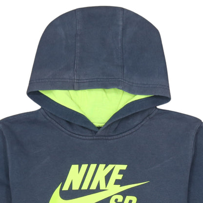 Nike Boys Blue Pullover Hoodie XL 13-15 Years Skateboarding Fleece