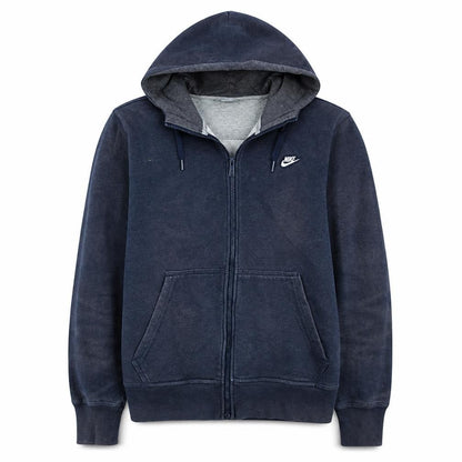 Nike Men's Blue Full Zip Hoodie M Classic Sports Fleece