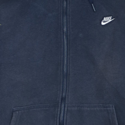 Nike Men's Blue Full Zip Hoodie M Classic Sports Fleece