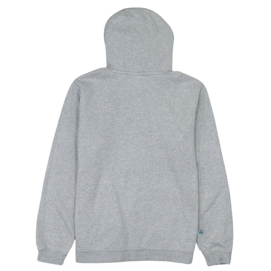Nike Men's Grey Pullover Hoodie L Sports Logo Fleece