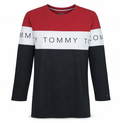 Tommy Jeans Men's Multicoloured XS Pullover Cotton Sweatshirt