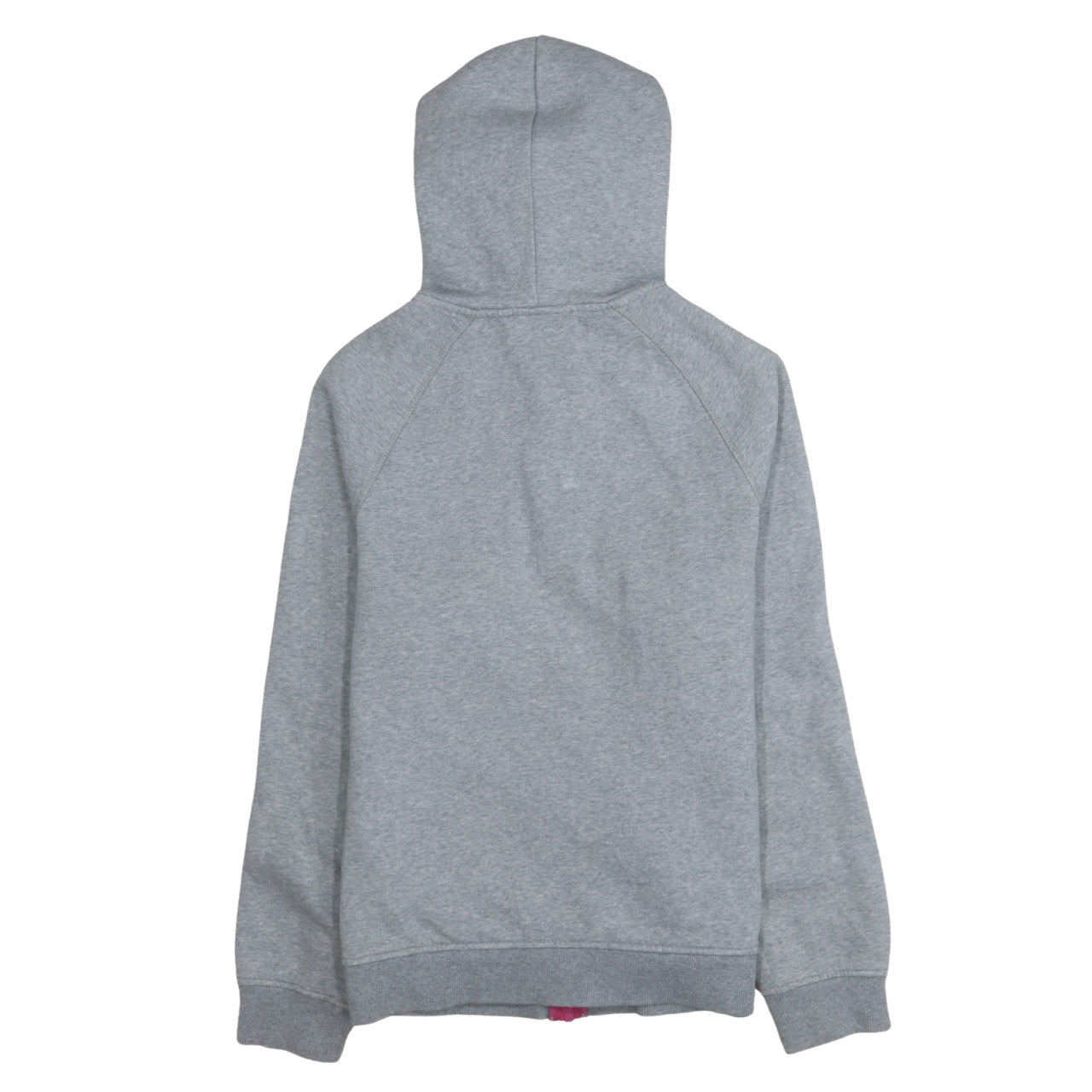 Canterbury Womens Grey Pink Full Zip Hoodie Size 12 Lightweight Casual
