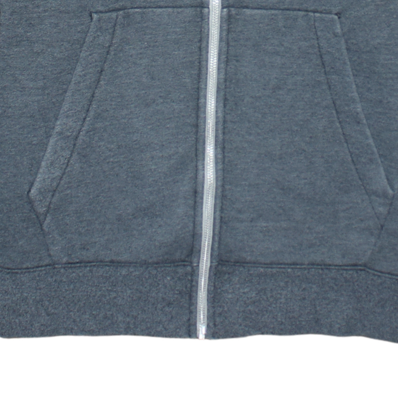 Nike Men's Grey Full Zip Hoodie Medium Embroidered Sportswear