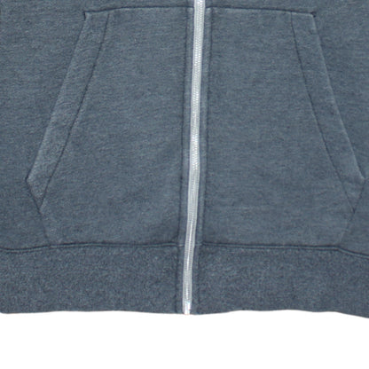 Nike Men's Grey Full Zip Hoodie Medium Embroidered Sportswear