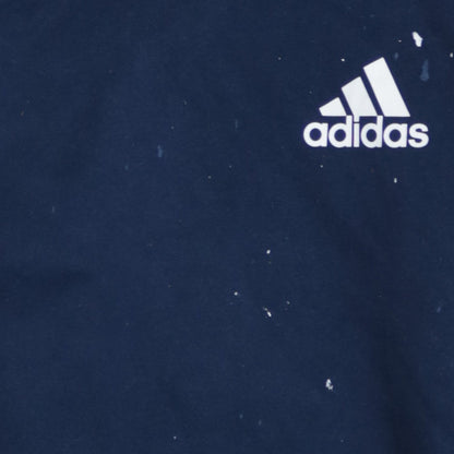 Adidas Men's Blue Pullover Hoodie Medium Sportswear
