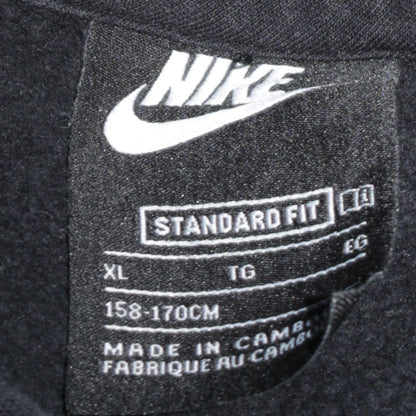 Nike Boys Black XL Pullover Hoodie Fleece Standard Fit Sweatshirt