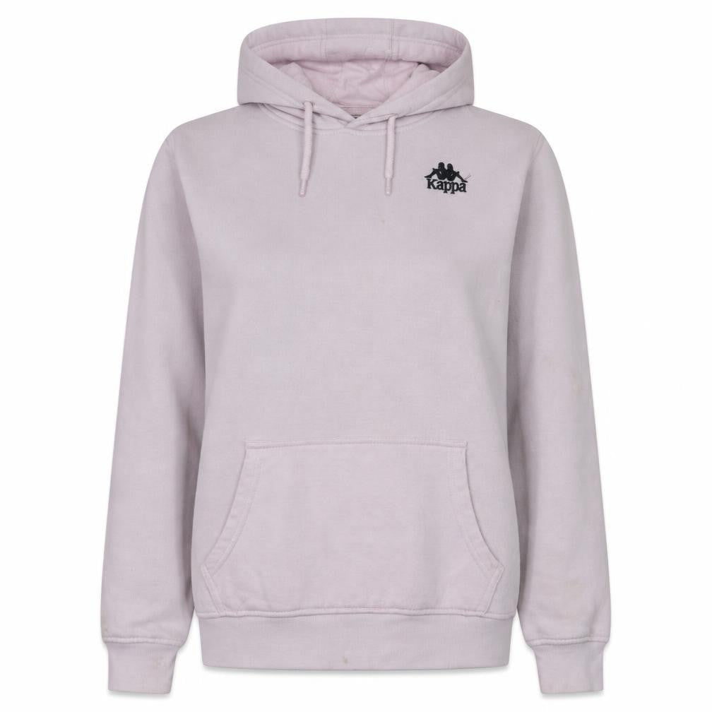 Kappa Womens Pink Hoodie Medium Pullover Logo Sweatshirt