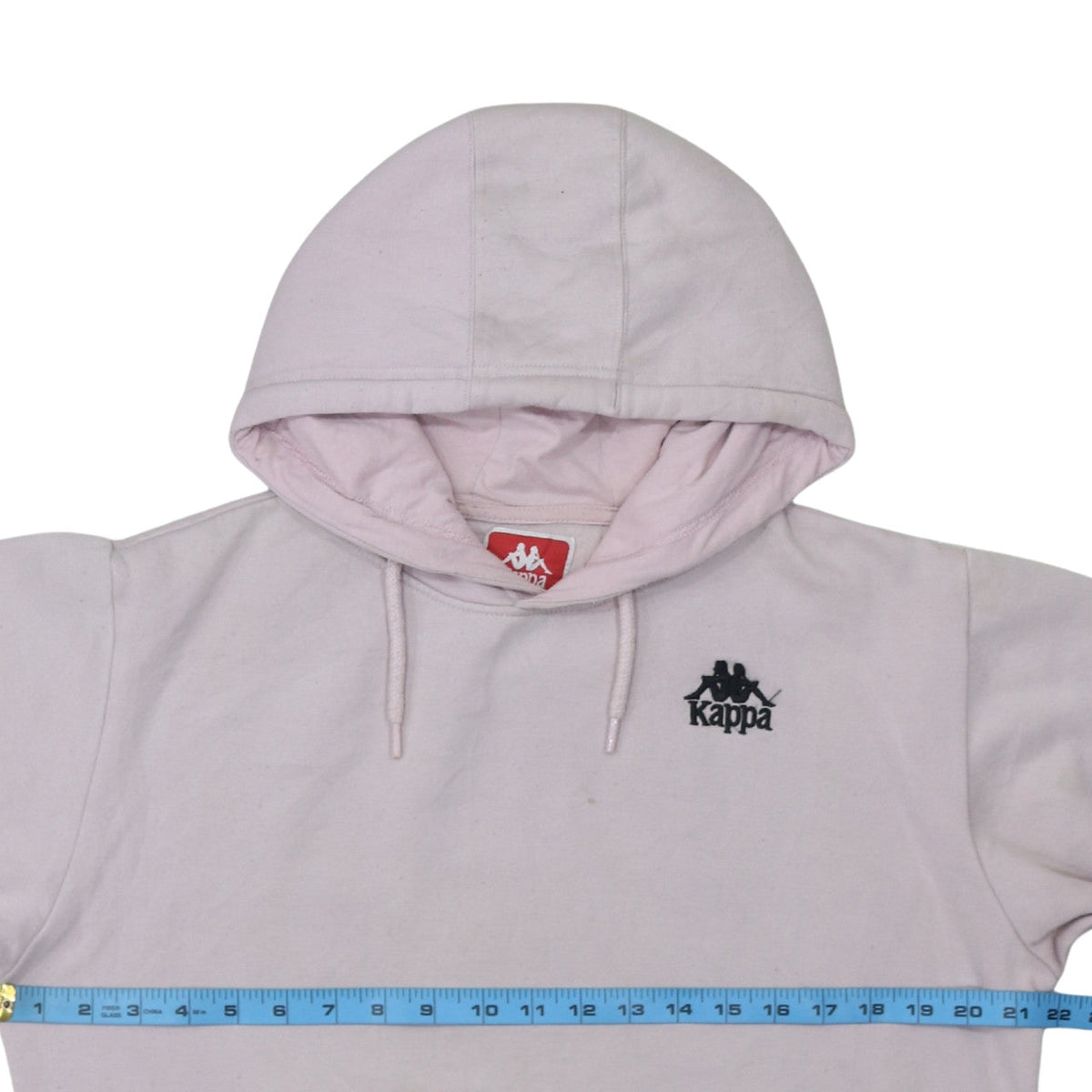 Kappa Womens Pink Hoodie Medium Pullover Logo Sweatshirt