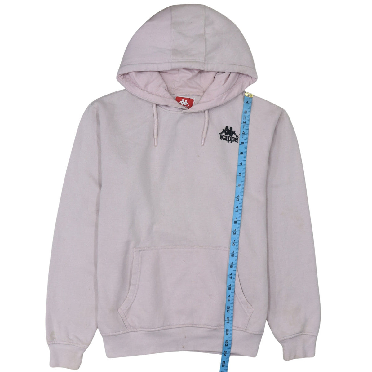 Kappa Womens Pink Hoodie Medium Pullover Logo Sweatshirt