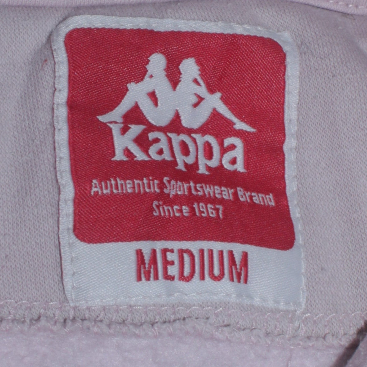 Kappa Womens Pink Hoodie Medium Pullover Logo Sweatshirt