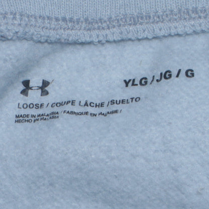 Under Armour Boys Blue Jogger Sweatpants Size 14 Years Cotton Blend