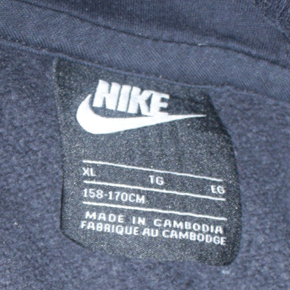 Nike Boys Black XL Pullover Fleece Hoodie with Logo