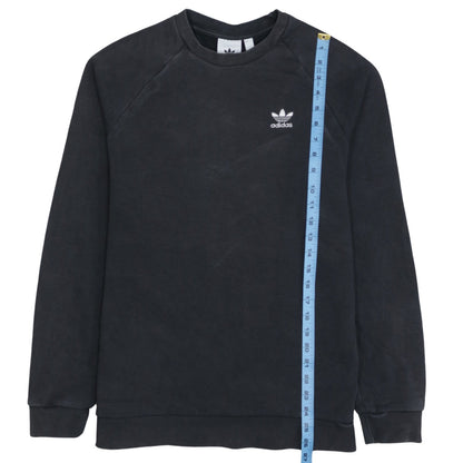 Adidas Men's Black Crew Neck Pullover Sweatshirt Size S