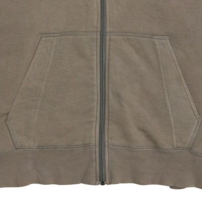 Nike Women’s Brown Full Zip Hoodie XL Cotton Blend Sportswear