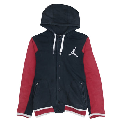 Jordan Men's Multicoloured L Hooded Varsity Style Sweatshirt