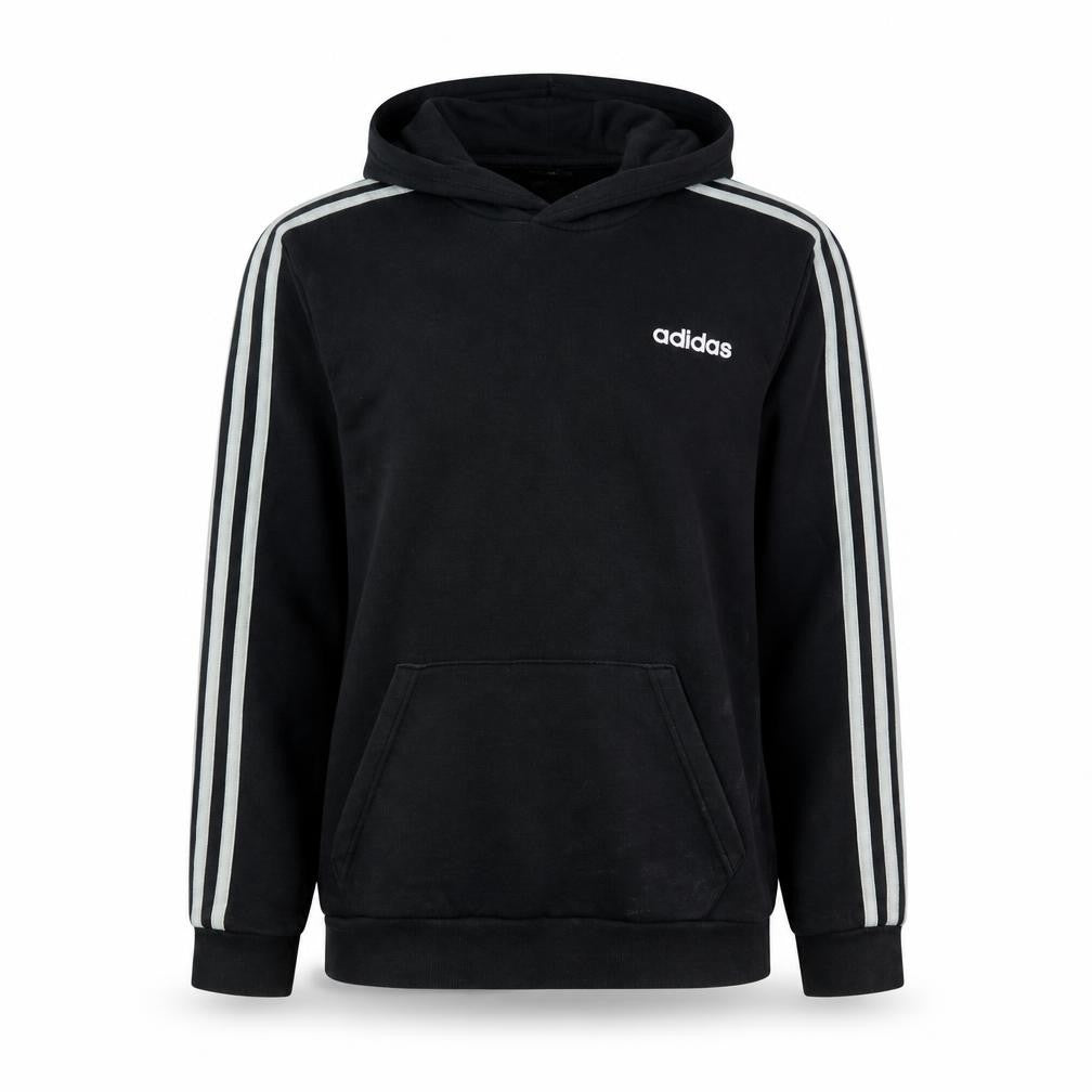 adidas Men's Black Pullover Hoodie Small Regular Fit Sports Fleece