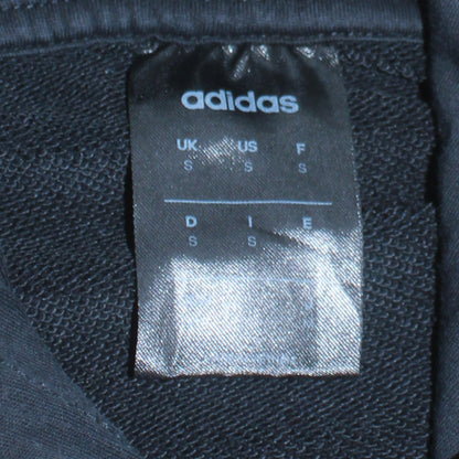 adidas Men's Black Pullover Hoodie Small Regular Fit Sports Fleece