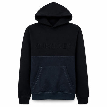 Quiksilver Women's Black Pullover Hoodie M Medium Cotton Blend Logo