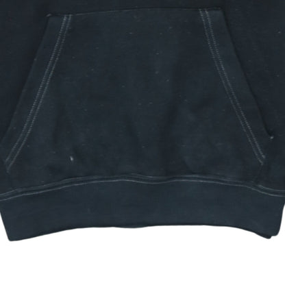 Quiksilver Women's Black Pullover Hoodie M Medium Cotton Blend Logo
