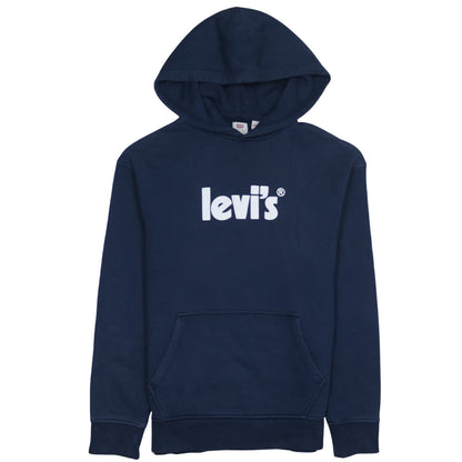 Levi's Men's Blue Pullover Hoodie Small Relaxed Fit