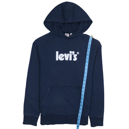 Levi's Men's Blue Pullover Hoodie Small Relaxed Fit