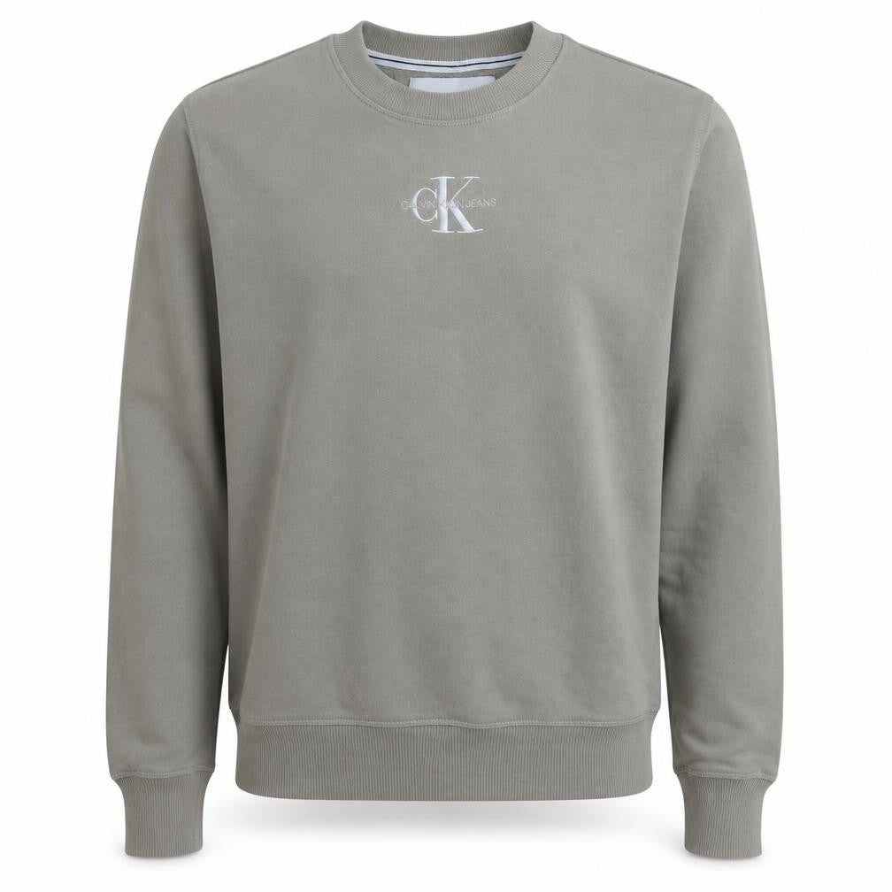 Calvin Klein Jeans Men's Grey Crew Neck Pullover Sweatshirt M
