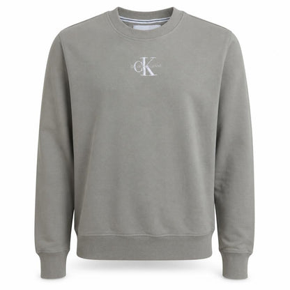 Calvin Klein Jeans Men's Grey Crew Neck Pullover Sweatshirt M