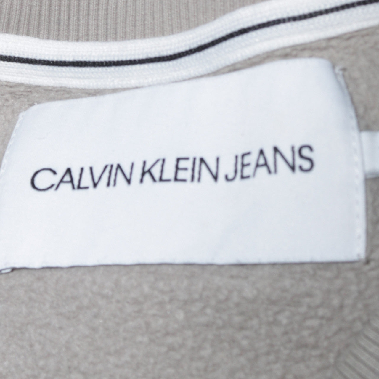 Calvin Klein Jeans Men's Grey Crew Neck Pullover Sweatshirt M