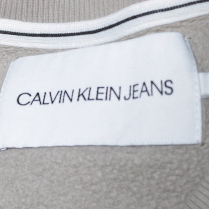 Calvin Klein Jeans Men's Grey Crew Neck Pullover Sweatshirt M