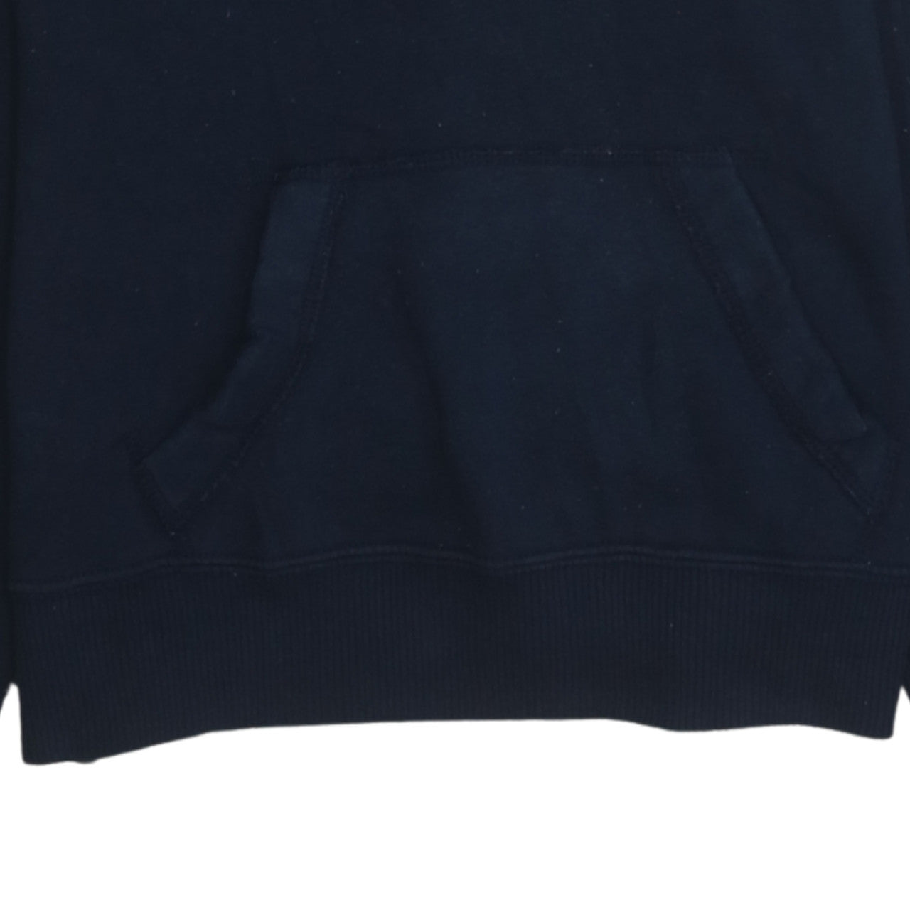 Hollister Womens Navy Blue XS Pullover Hoodie with Logo Print