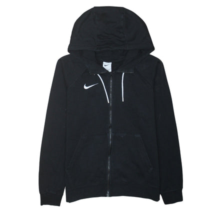 Nike Men's Black Full Zip Hoodie Small Regular Fit Fleece Sportswear